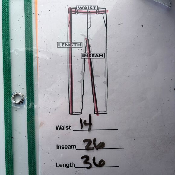 MADEWELL Jeans 10" High Rise Skinny Crop Piper Railroad Stripe Size 26 Costal - Picture 8 of 8